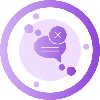 Konuş. Web simgesi basit illüstrasyon