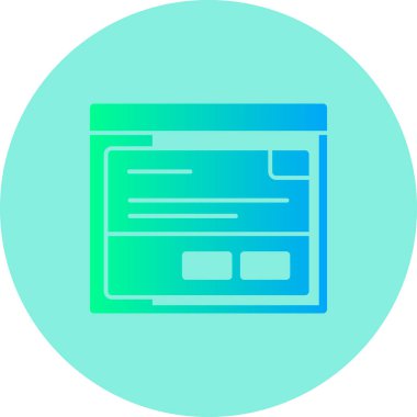 seo modern simgesinin vektör illüstrasyonu