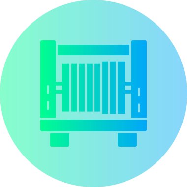 Modern bir simgenin vektör illüstrasyonu