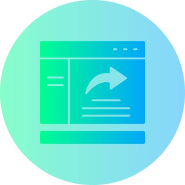 Web tasarımı için vektör lcd simgesi