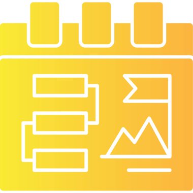 takvim zamanlama anımsatma simgesi ana hat biçiminde