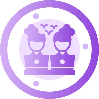 insanlar simge vektör illüstrasyonu