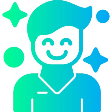 avatar. Web simgesi basit illüstrasyon