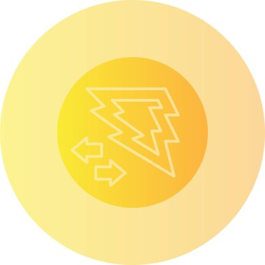 Modern bir simgenin vektör illüstrasyonu