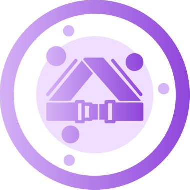 Ev simgesinin vektör illüstrasyonu