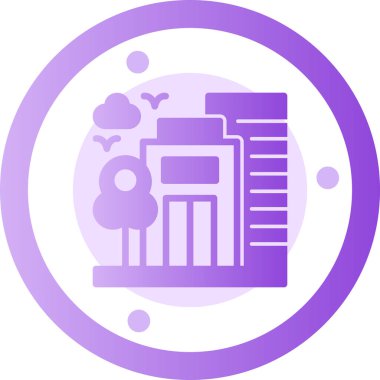 Modern simgenin vektör illüstrasyonu