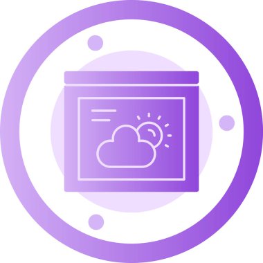 Bulut hesaplama. Web simgesi