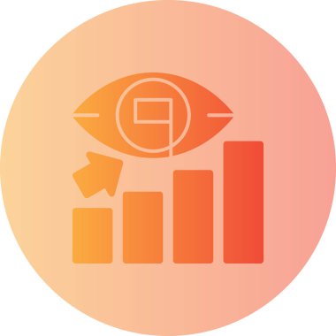 analitik simge vektör illüstrasyonu