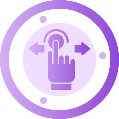 el imleç vektör simgesi modern basit vektör illüstrasyonu