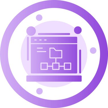 seo modern simgesinin vektör illüstrasyonu