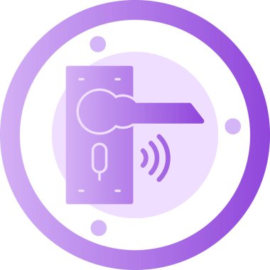 Kablosuz. Web simgesi basit illüstrasyon