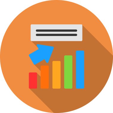 Grafik düz vektör simgesi