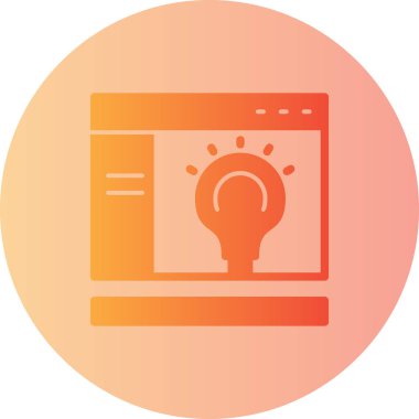 Web simgesi vektör illüstrasyonu