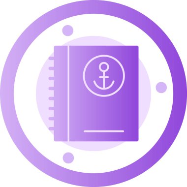 vektör çapa simgesi illüstrasyonu