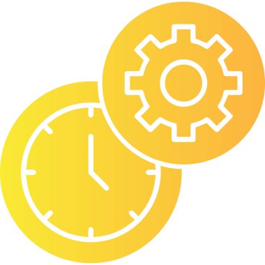 dişli simgesi vektör illüstrasyonu