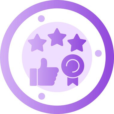 Bir yıldız simgesinin vektör illüstrasyonu