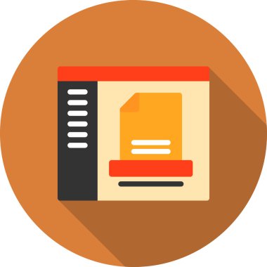 Kitap. Web simgesi basit illüstrasyon