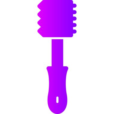 Kürek ikonu. vektör illüstrasyonu