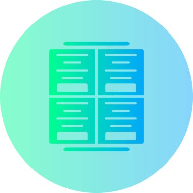 Kitap. Web simgesi basit illüstrasyon