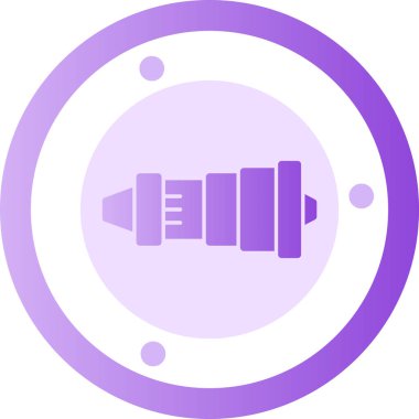 Modern bir simgenin vektör illüstrasyonu