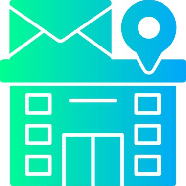 Harita. Web simgesi basit illüstrasyon