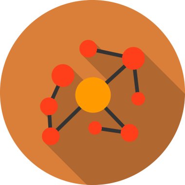 Bilgi Grafiği Düz Gölgesi, Vektör İllüstrasyonu