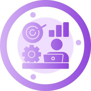 seo modern simgesinin vektör illüstrasyonu