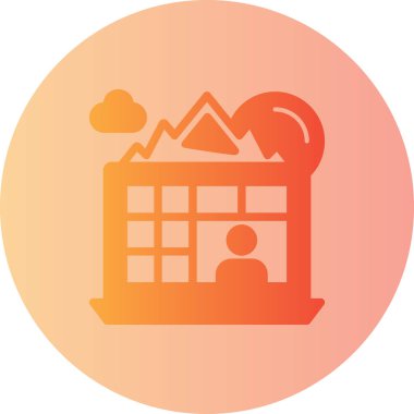 modern simge vektör illüstrasyonu