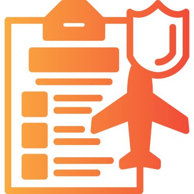 iş seyahati simgesi vektör illüstrasyonu