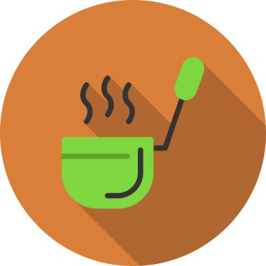 Barbekü. Web simgesi basit illüstrasyon