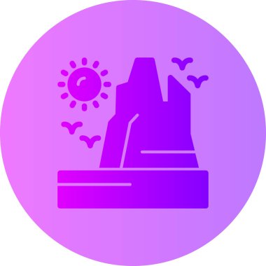 Modern simgenin vektör illüstrasyonu