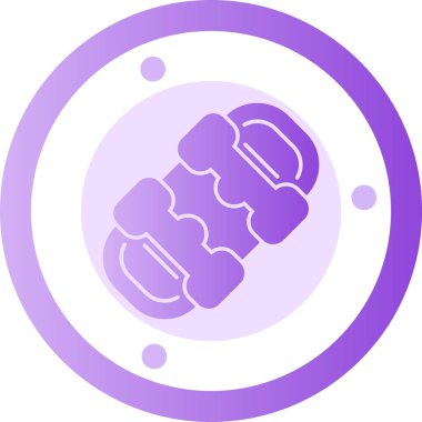 Uydu. Web simgesi basit illüstrasyon