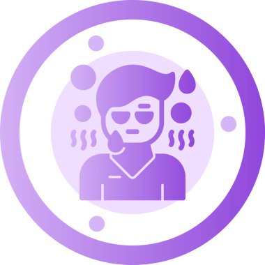 avatar. Web simgesi basit illüstrasyon