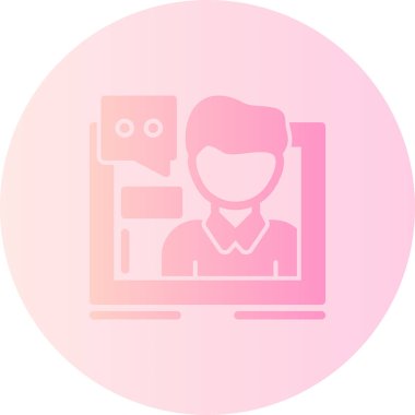 Avatar simgesi, vektör illüstrasyonu