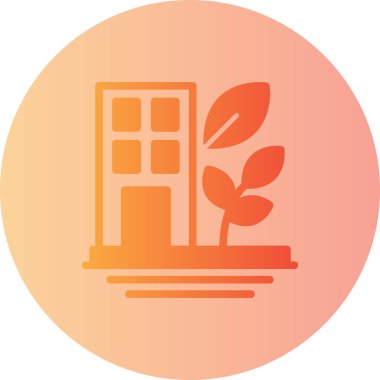 Ağaç simgesinin vektör illüstrasyonu