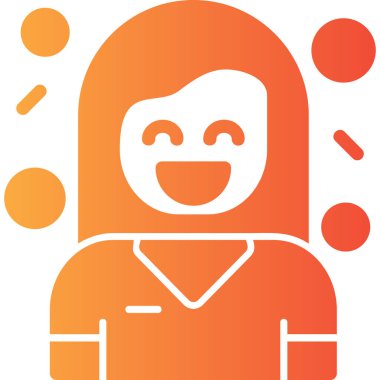 avatar. Web simgesi basit illüstrasyon