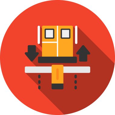 beyaz arkaplanda düz simge tasarımı, düz illüstrasyon