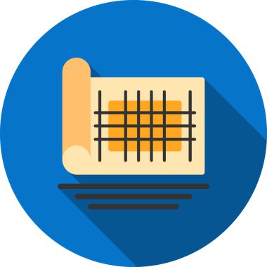 Bir simgenin vektör illüstrasyonu