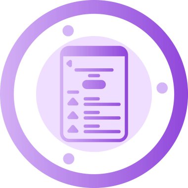 Web simgesi, basit vektör illüstrasyonu