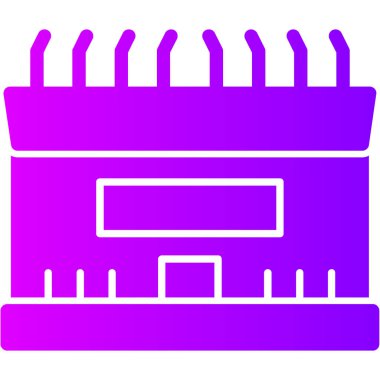 Takvim simgesi vektör illüstrasyonu