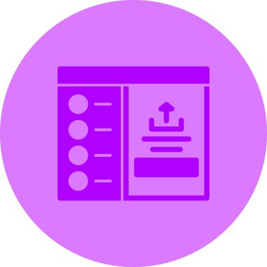 seo modern simgesinin vektör illüstrasyonu