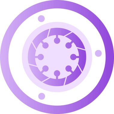 Modern bir simgenin vektör illüstrasyonu