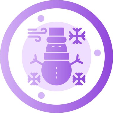 Bir kar tanesinin vektör çizimi