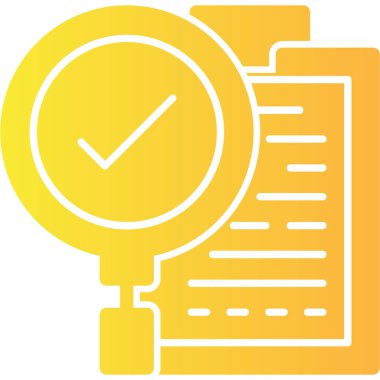 Kontrol listesi. Web simgesi basit illüstrasyon