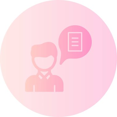 Bir kadın simgesinin vektör illüstrasyonu