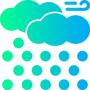 Bulut simgesi vektör illüstrasyonu