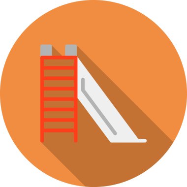 Merdivenler. Web simgesi basit illüstrasyon