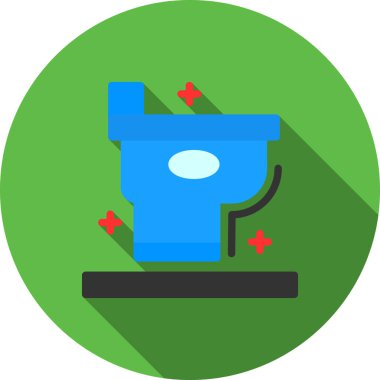 elektrik kazan vektör simgesi