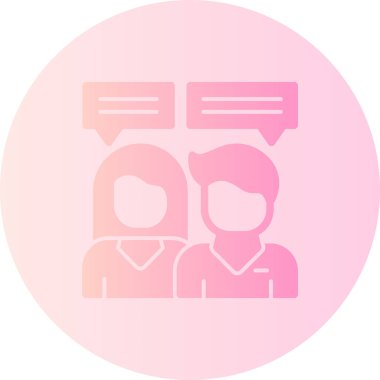 İnsan simgesinin vektör illüstrasyonu