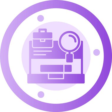 Ara. Web simgesi vektör illüstrasyonu
